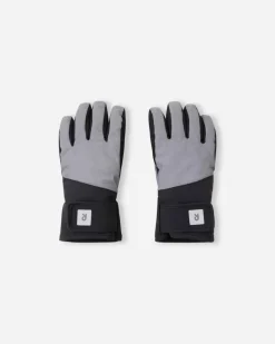 Reima tec Gloves, Kajastus Silver Grey och Black