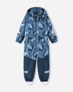 Reima tec Winter Overall, Kurik Ocean Blue Hot
