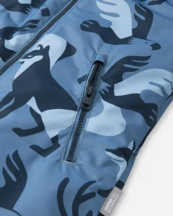 Reima tec Winter Overall, Kurik Ocean Blue Hot