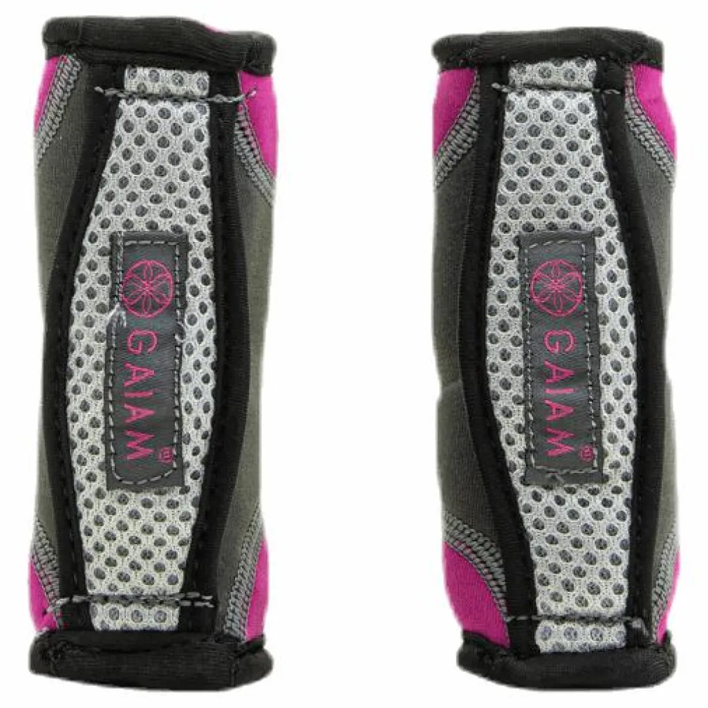 Restore Walking Weights 2Lb Set Pink/Grey*Gaiam Online