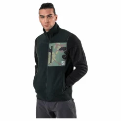 Retro Pile Jacket Green*ColourWear Discount