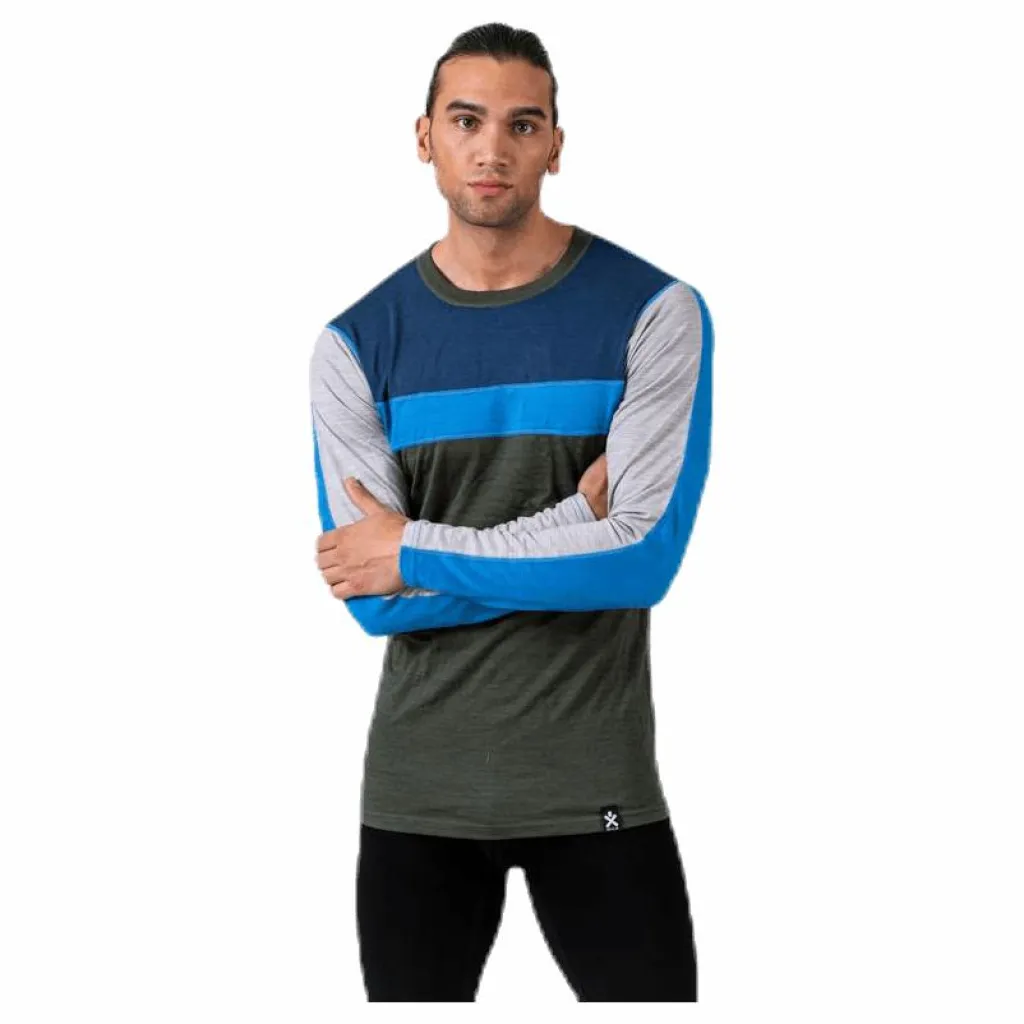 Retro wool Crew Green/Grey*Bula Sale