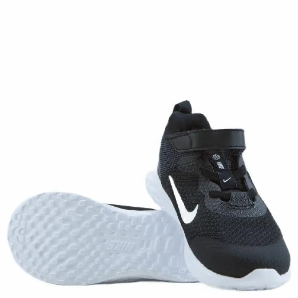 Revolution 6 Baby/Toddler Shoes BLACK/WHITE-DK SMOKE GREY*Nike Hot