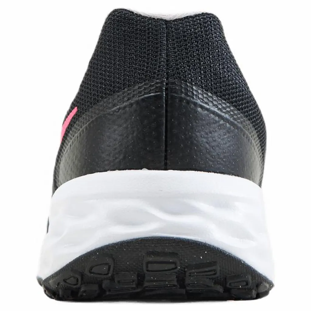 Revolution 6 Big Kids' Road Running Shoes BLACK/HYPER PINK-PINK FOAM*Nike New