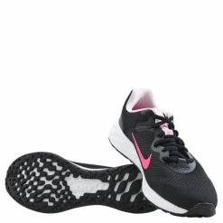 Revolution 6 Big Kids' Road Running Shoes BLACK/HYPER PINK-PINK FOAM*Nike New