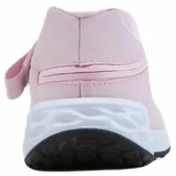 Nike Revolution 6 FlyEase Big Kids' Easy On/Off Road Running Shoes PINK FOAM /BLACK Rosa och Svart