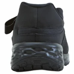 Nike Revolution 6 FlyEase Big Kids' Easy On/Off Road Running Shoes BLACK/BLACK-DK SMOKE GREY Svart Outlet