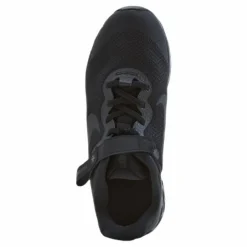 Nike Revolution 6 FlyEase Big Kids' Easy On/Off Road Running Shoes BLACK/BLACK-DK SMOKE GREY Svart Outlet