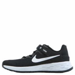 Nike Revolution 6 FlyEase Little Kids' Shoe BLACK/WHITE-DK SMOKE GREY Online