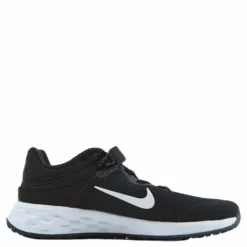 Nike Revolution 6 FlyEase Little Kids' Shoe BLACK/WHITE-DK SMOKE GREY Online