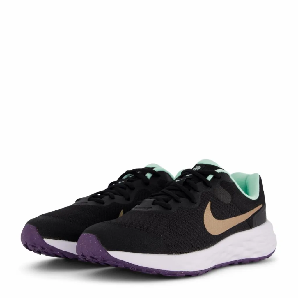 Revolution 6 GS Big kids Black/mtlc Red Bronze-mint Foa*Nike Online