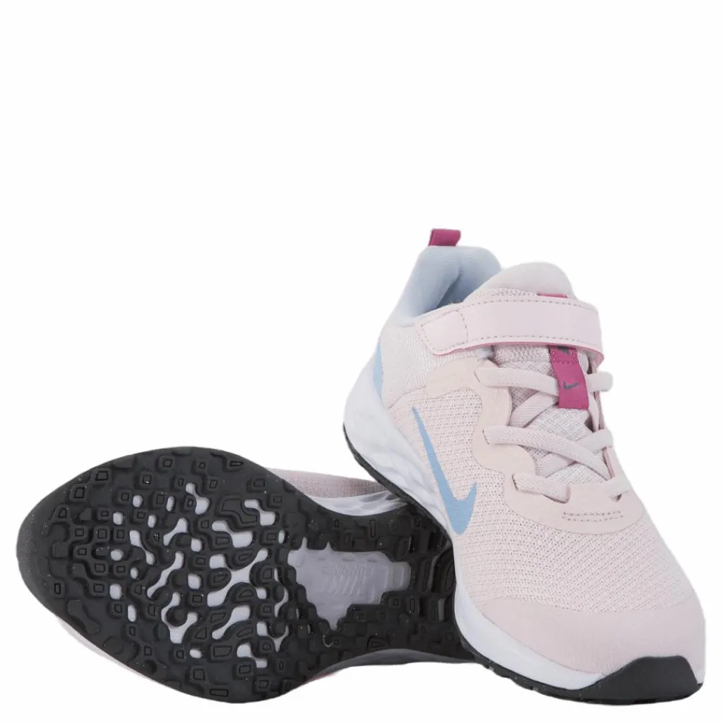 Revolution 6 Little Kids' Shoes PEARL PINK/COSMIC FUCHSIA-COBALT BLISS*Nike Sale