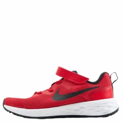 Nike Revolution 6 Little Kids' Shoes UNIVERSITY RED/BLACK Röd New
