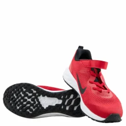 Nike Revolution 6 Little Kids' Shoes UNIVERSITY RED/BLACK Röd New