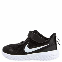 Nike Revolution 5 TD Kids White/Black Svart