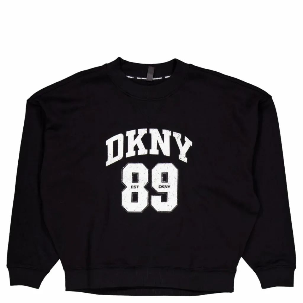 Rhstn Lg Crew Nk Po Black/eggnog*DKNY Sport Online