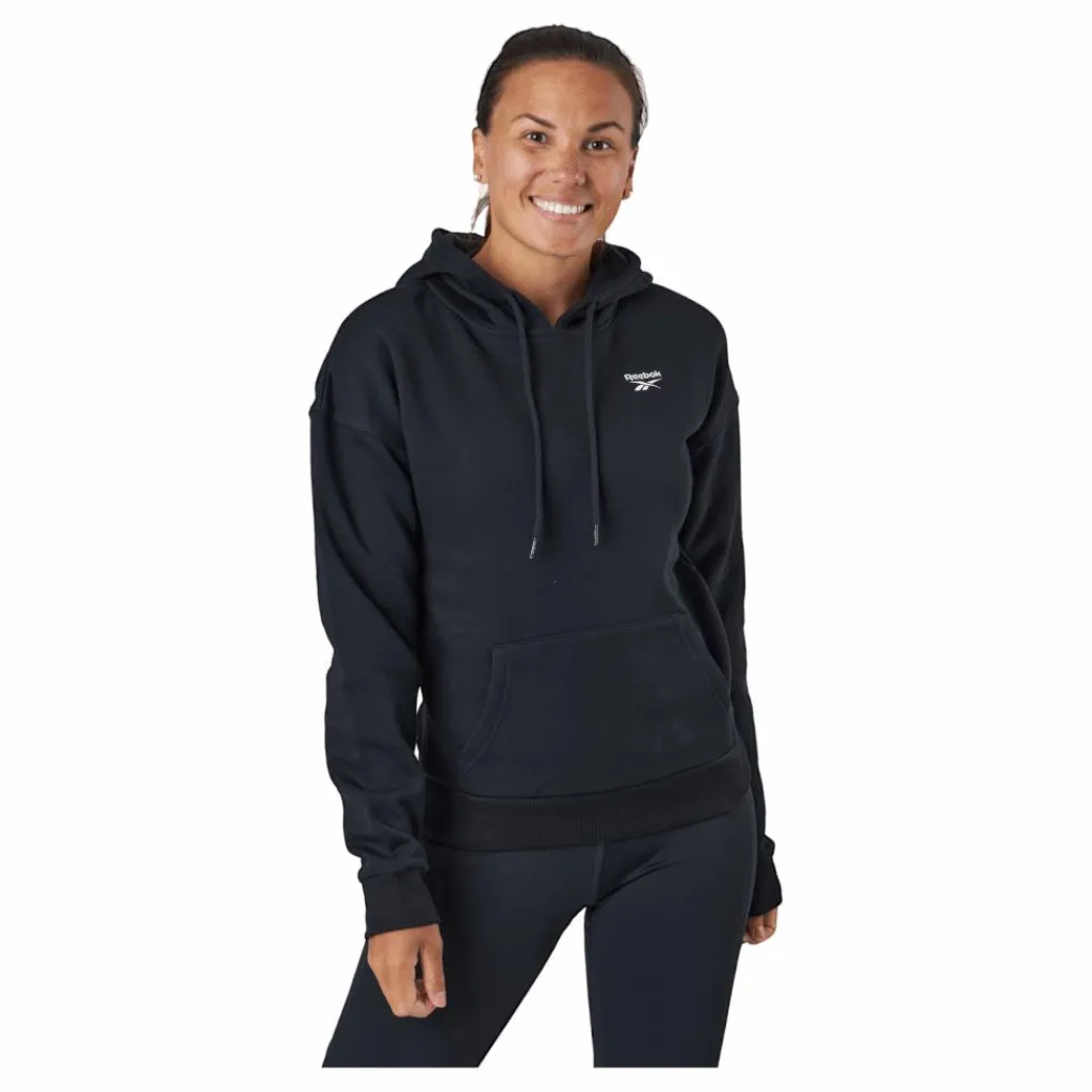 Reebok Ri Fleece Hoody Black Blå Best