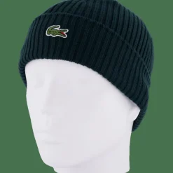 Lacoste Rib Knit Brushed Wool Beanie Sinople Yzp Green Best