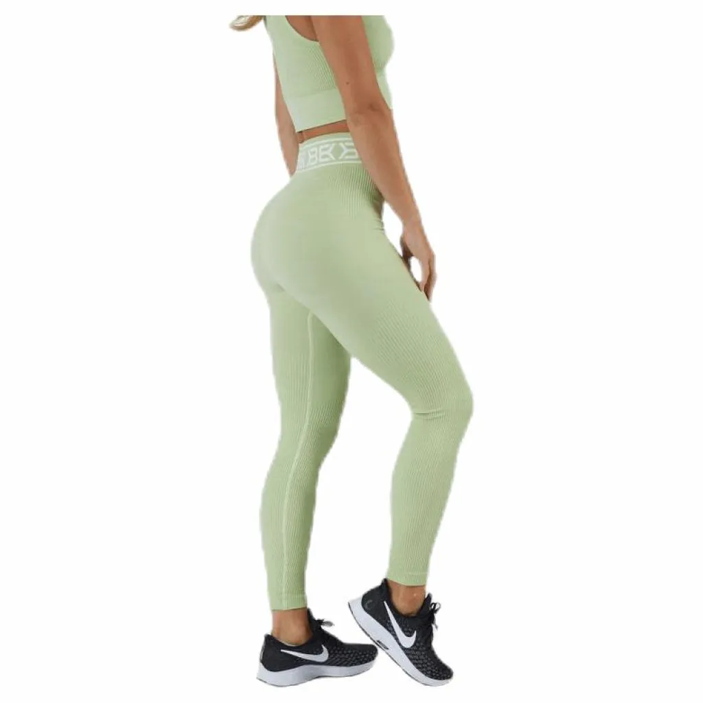 Rib Seamless Legging Green*Better Bodies Outlet