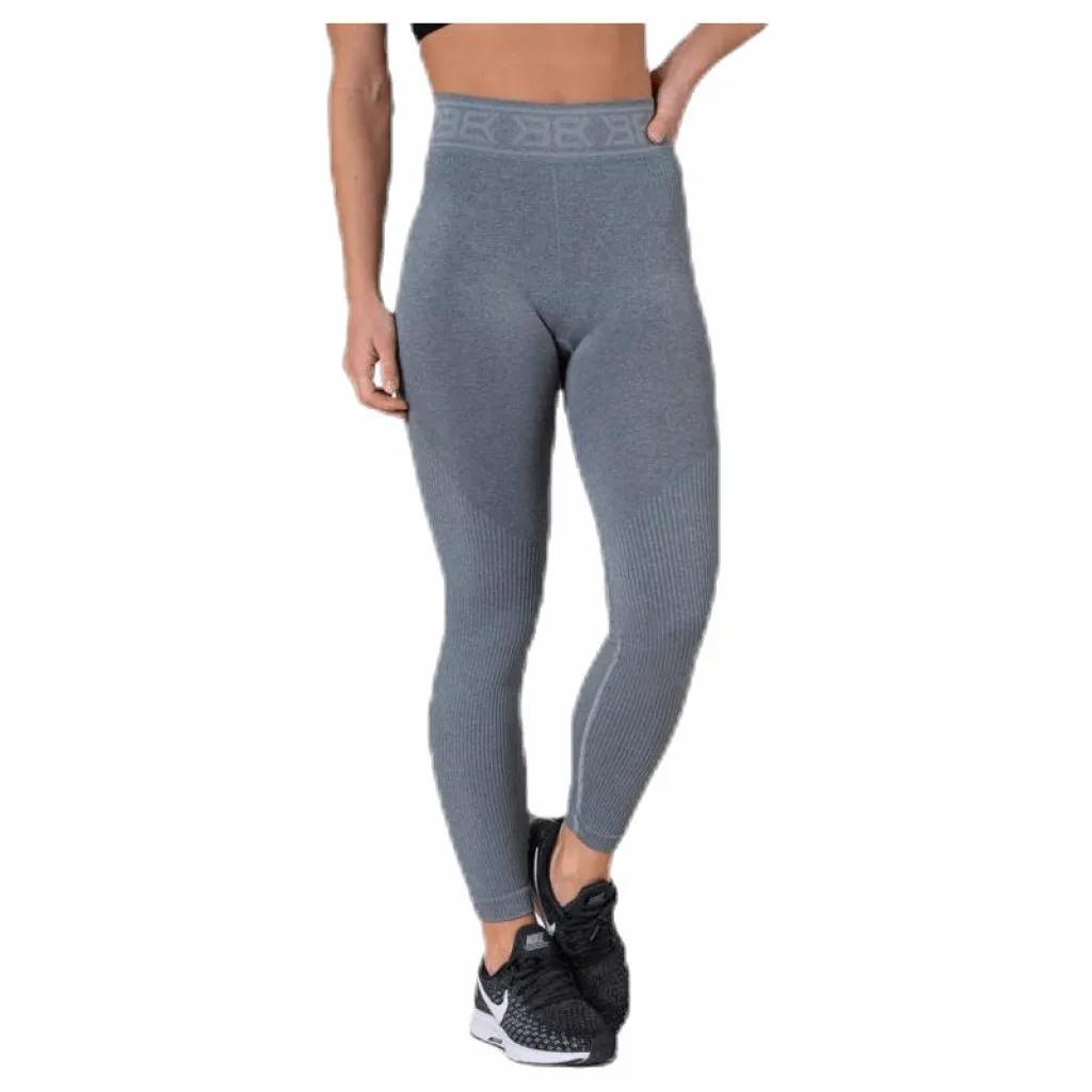 Better Bodies Rib Seamless Legging Grey Grå Hot