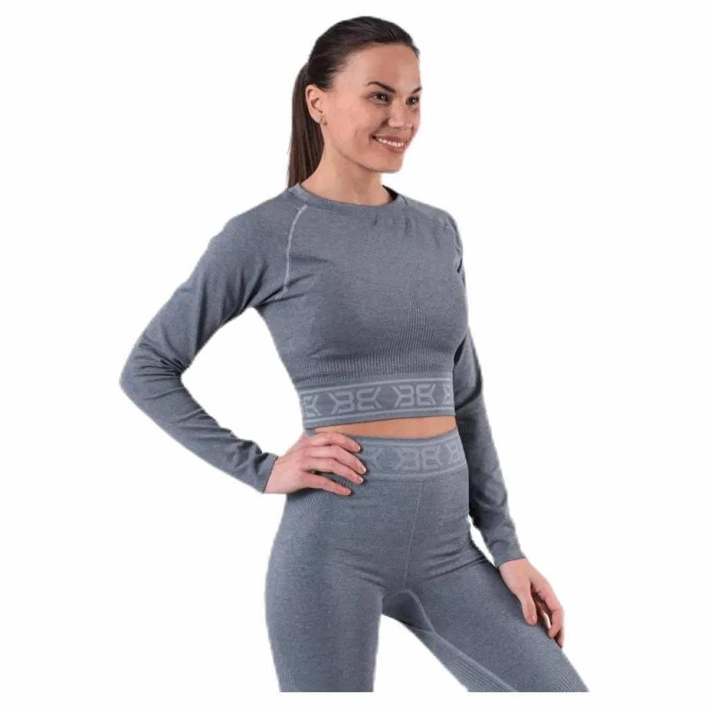 Better Bodies Rib Seamless LS Grey Grå Sale