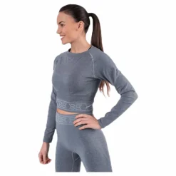 Better Bodies Rib Seamless LS Grey Grå Sale