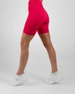 Ribbed Seamless Biker Shorts Berry*Gavelo Outlet