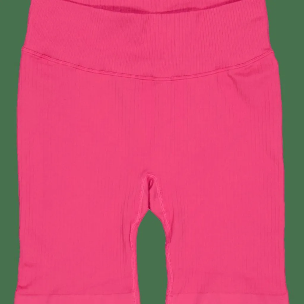 Ribbed Seamless Biker Shorts Berry*Gavelo Outlet