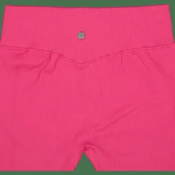 Ribbed Seamless Biker Shorts Berry*Gavelo Outlet