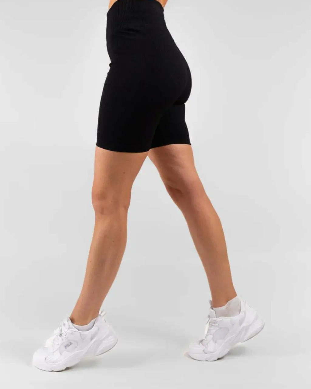 Gavelo Ribbed Seamless Biker Shorts Black Online
