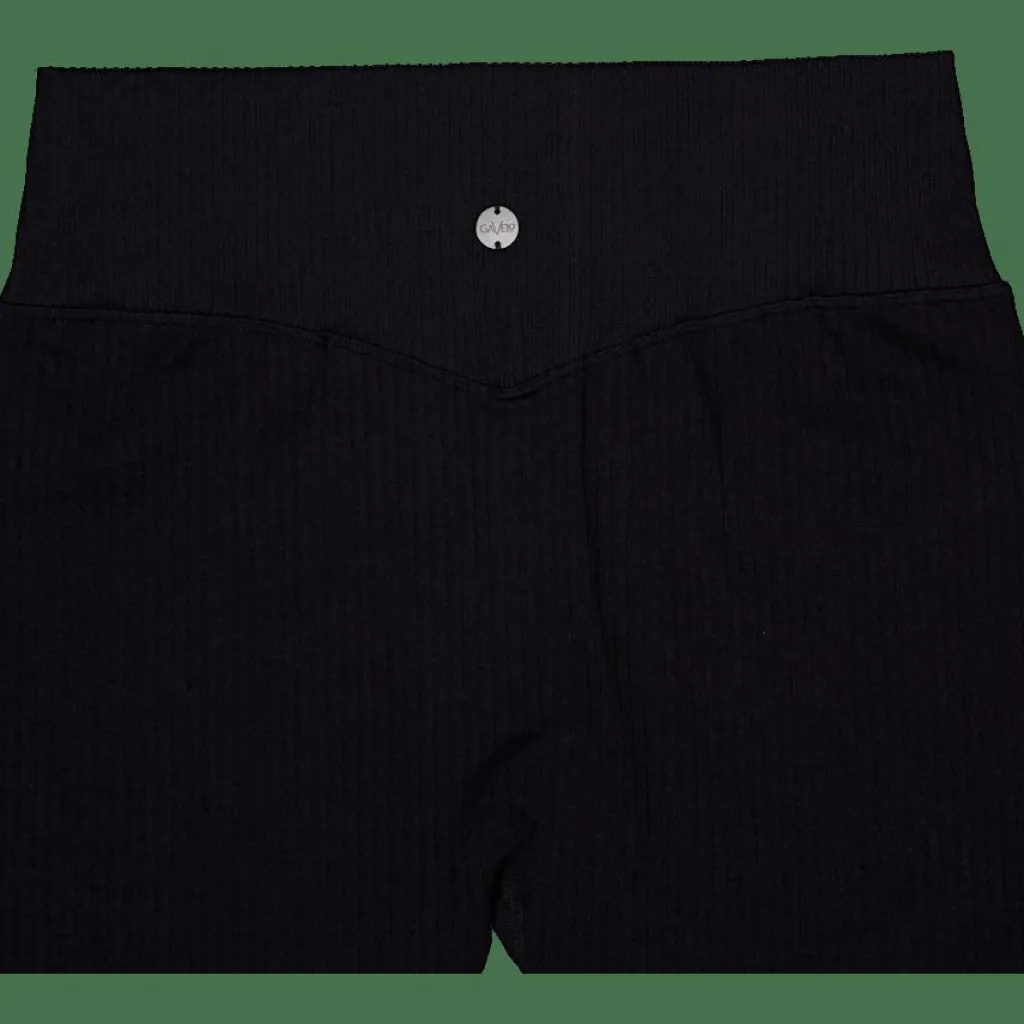 Gavelo Ribbed Seamless Biker Shorts Black Online