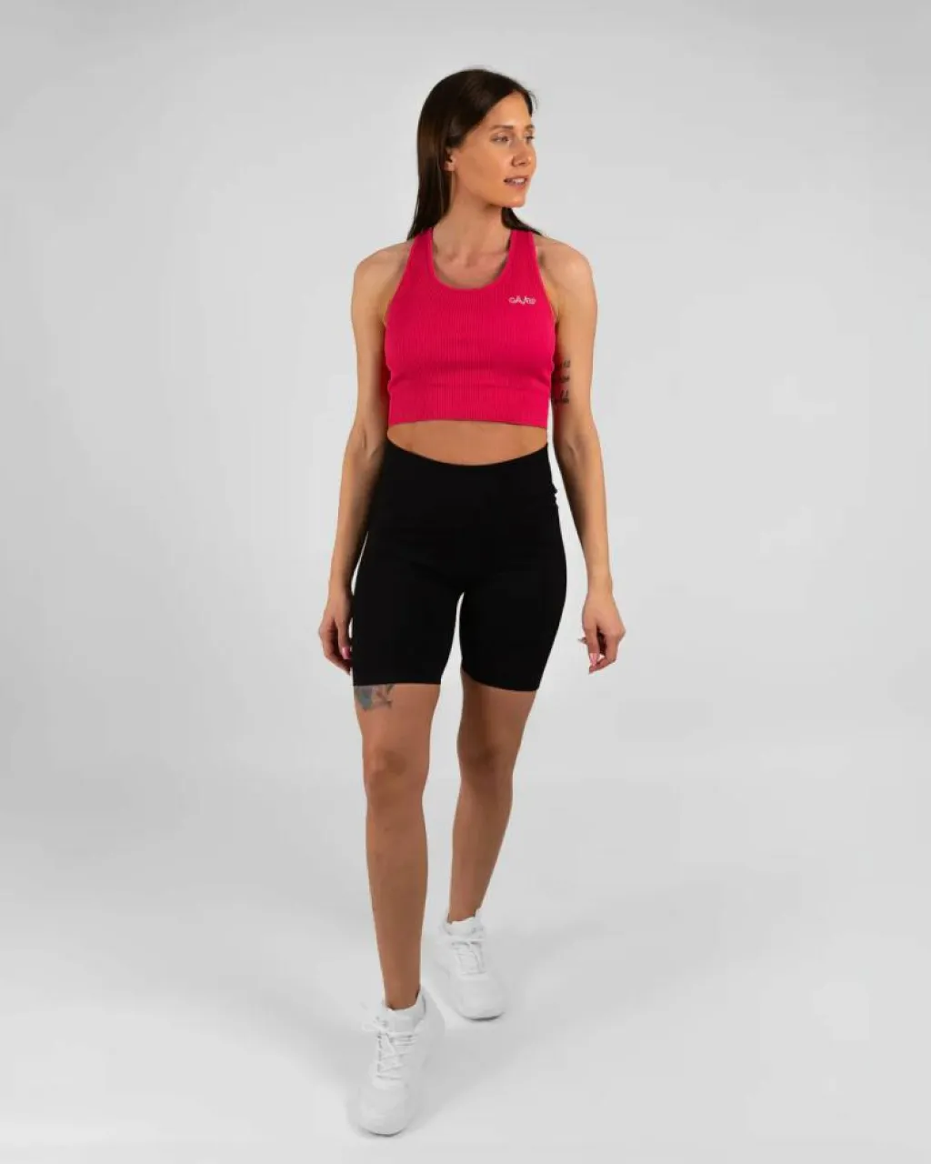 Gavelo Ribbed Seamless Biker Shorts Black Online