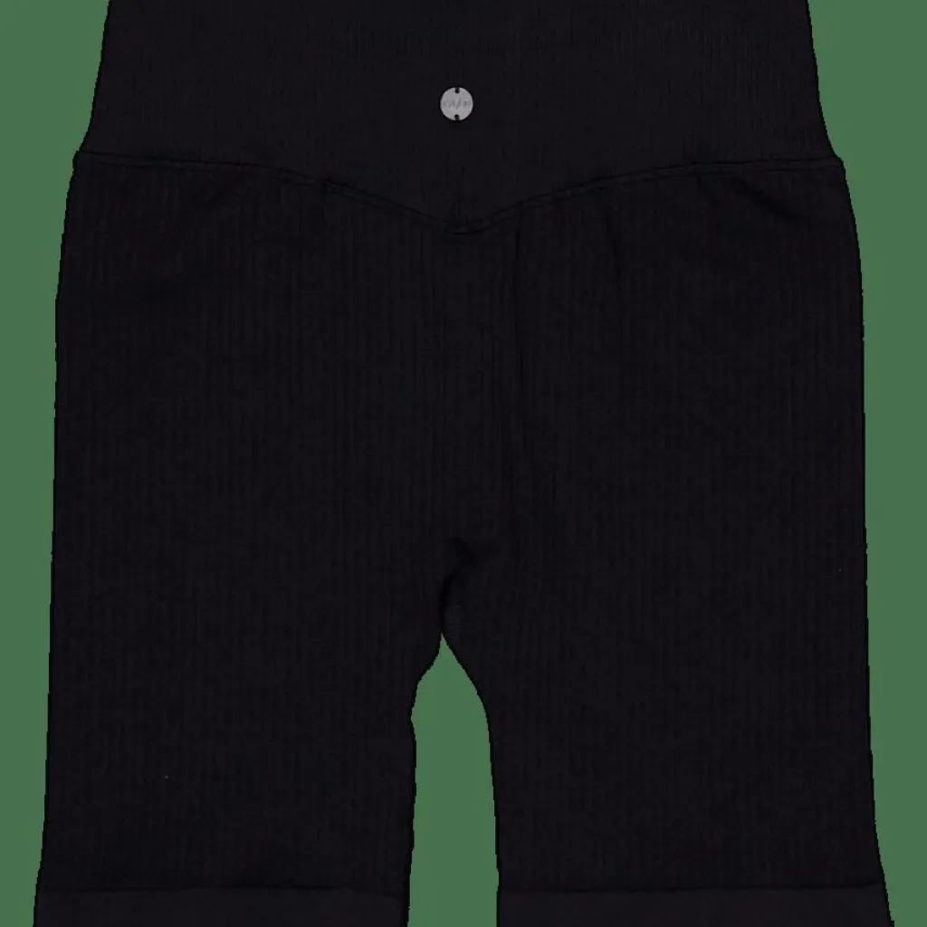 Gavelo Ribbed Seamless Biker Shorts Black Online