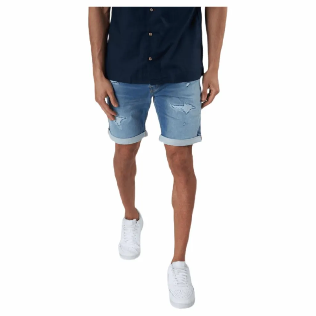 Jack & Jones Rick Con Shorts Ge 009 I.K Blue Blå Clearance