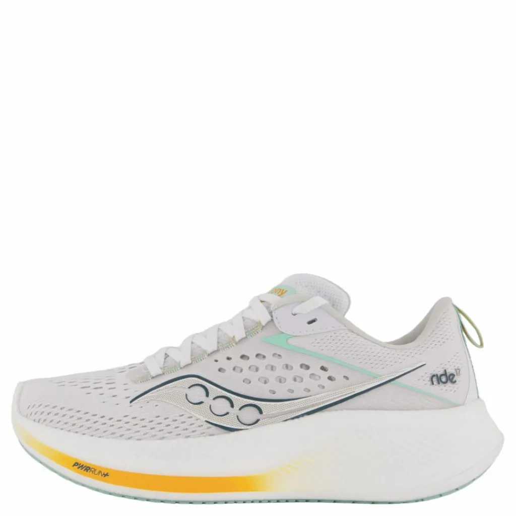 Saucony Ride 17 Women White/peel New