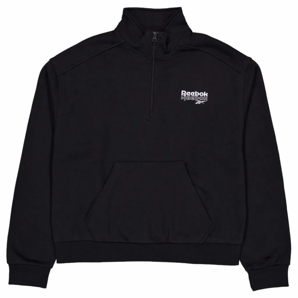 Rie 1/4 Zip Black*Reebok Outlet