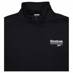 Rie 1/4 Zip Black*Reebok Outlet