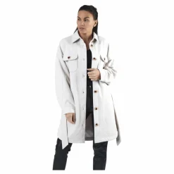 Pieces Riema Overshirt Jacket Grey Grå Hot