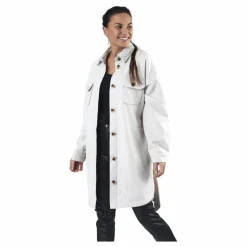 Pieces Riema Overshirt Jacket Grey Grå Hot