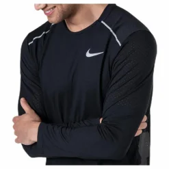 Nike Rise 365 LS Black/Silver Svart Clearance