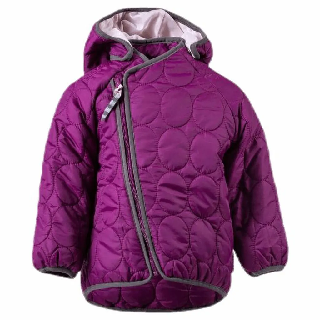 Rita Bubble Jacket Purple*Racoon Hot