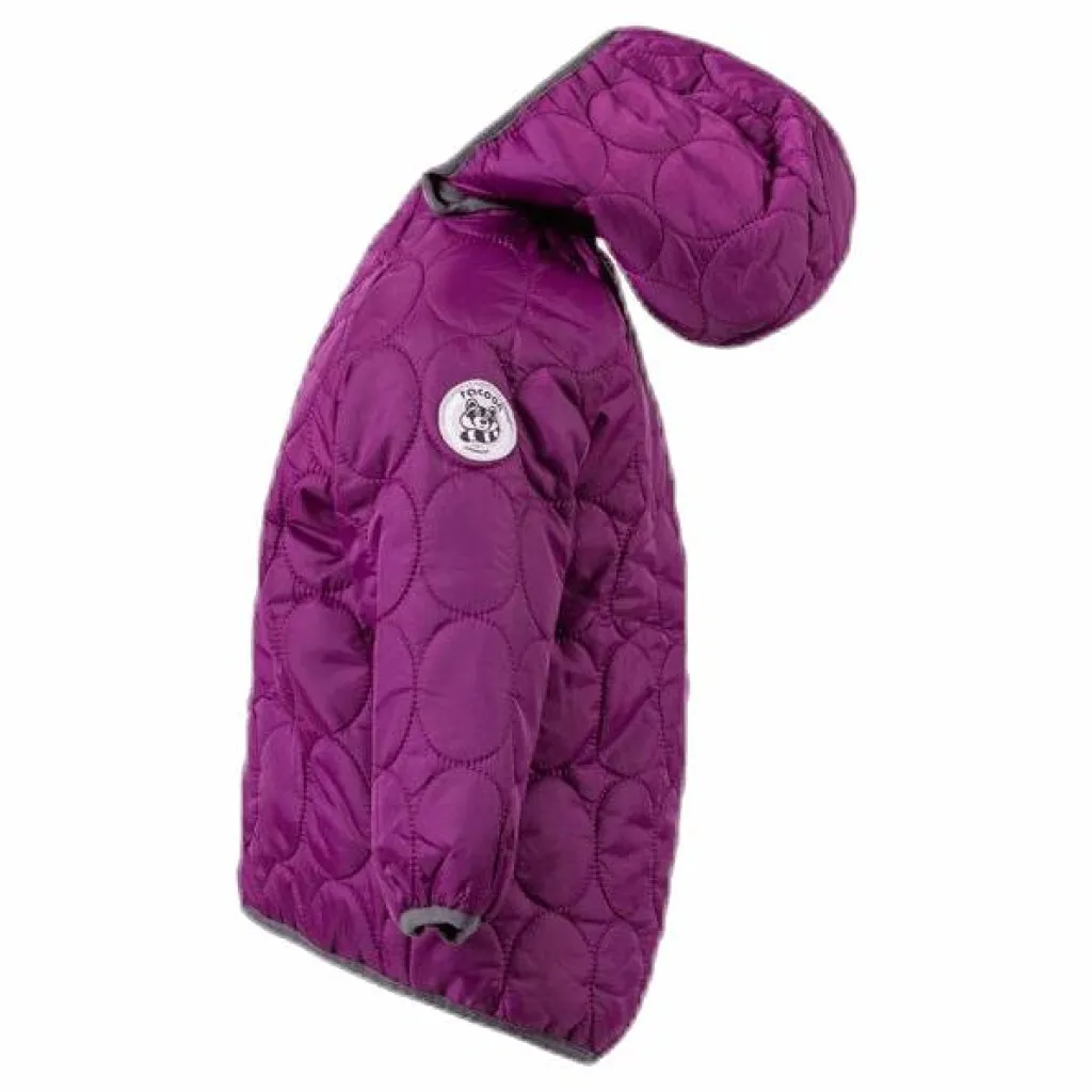Rita Bubble Jacket Purple*Racoon Hot
