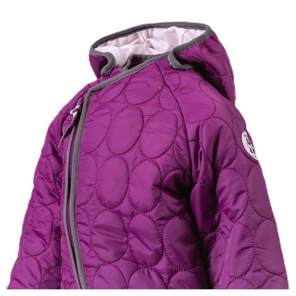 Rita Bubble Jacket Purple*Racoon Hot