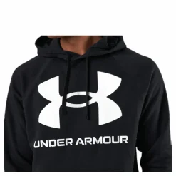 Under Armour Rival Fleece Big Logo HD Black Svart Best