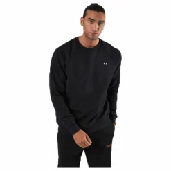 Rival Fleece Crew Black*Under Armour Outlet