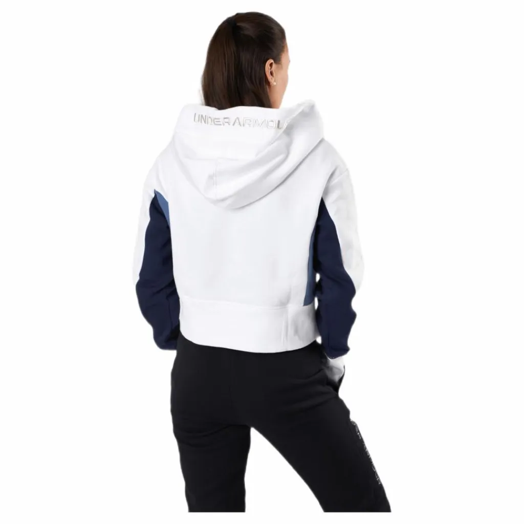 Under Armour Rival Fleece EMB Hoodie White Vit Best