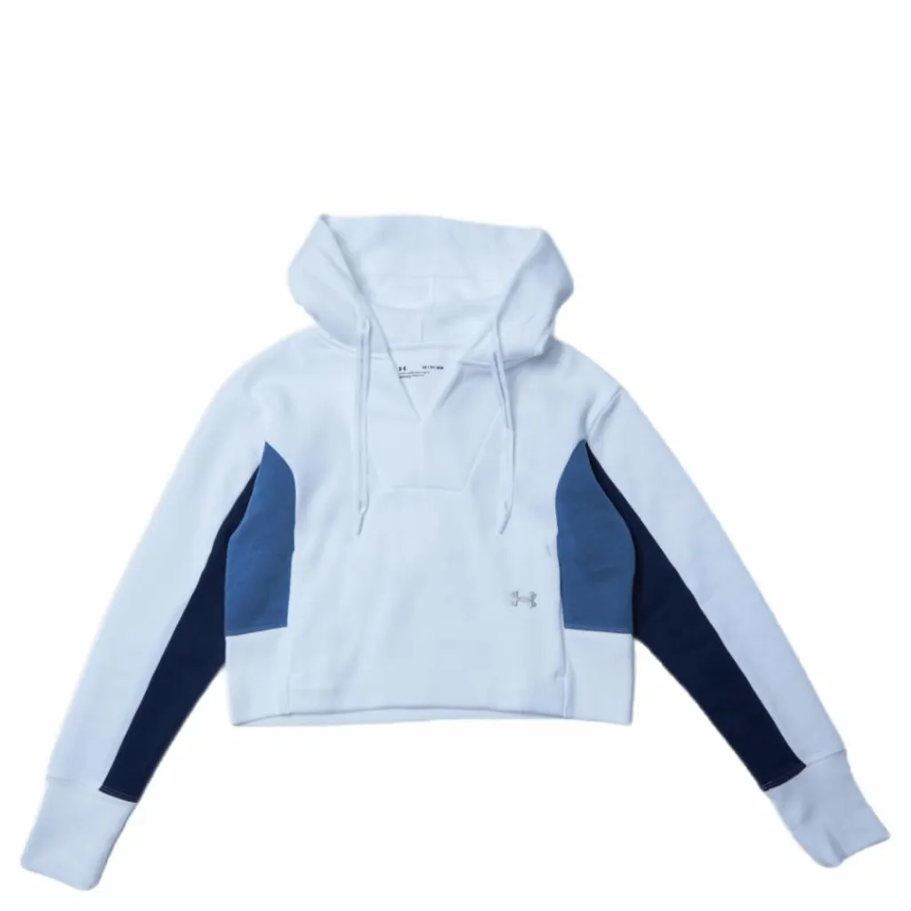 Under Armour Rival Fleece EMB Hoodie White Vit Best