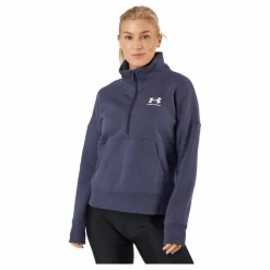 Under Armour Rival Fleece Hz Tempered Steel Blå