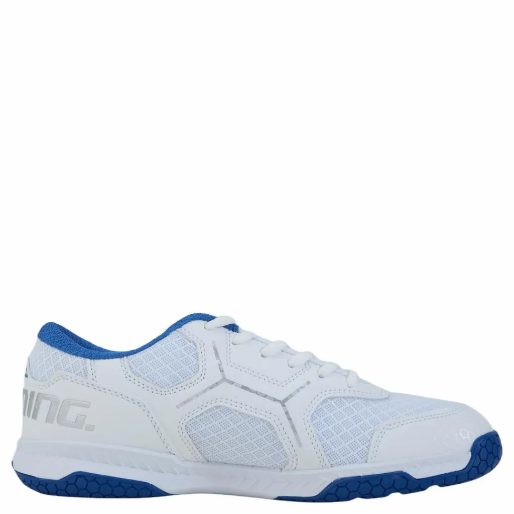 Salming Rival Jr White/supersonic Blå Hot