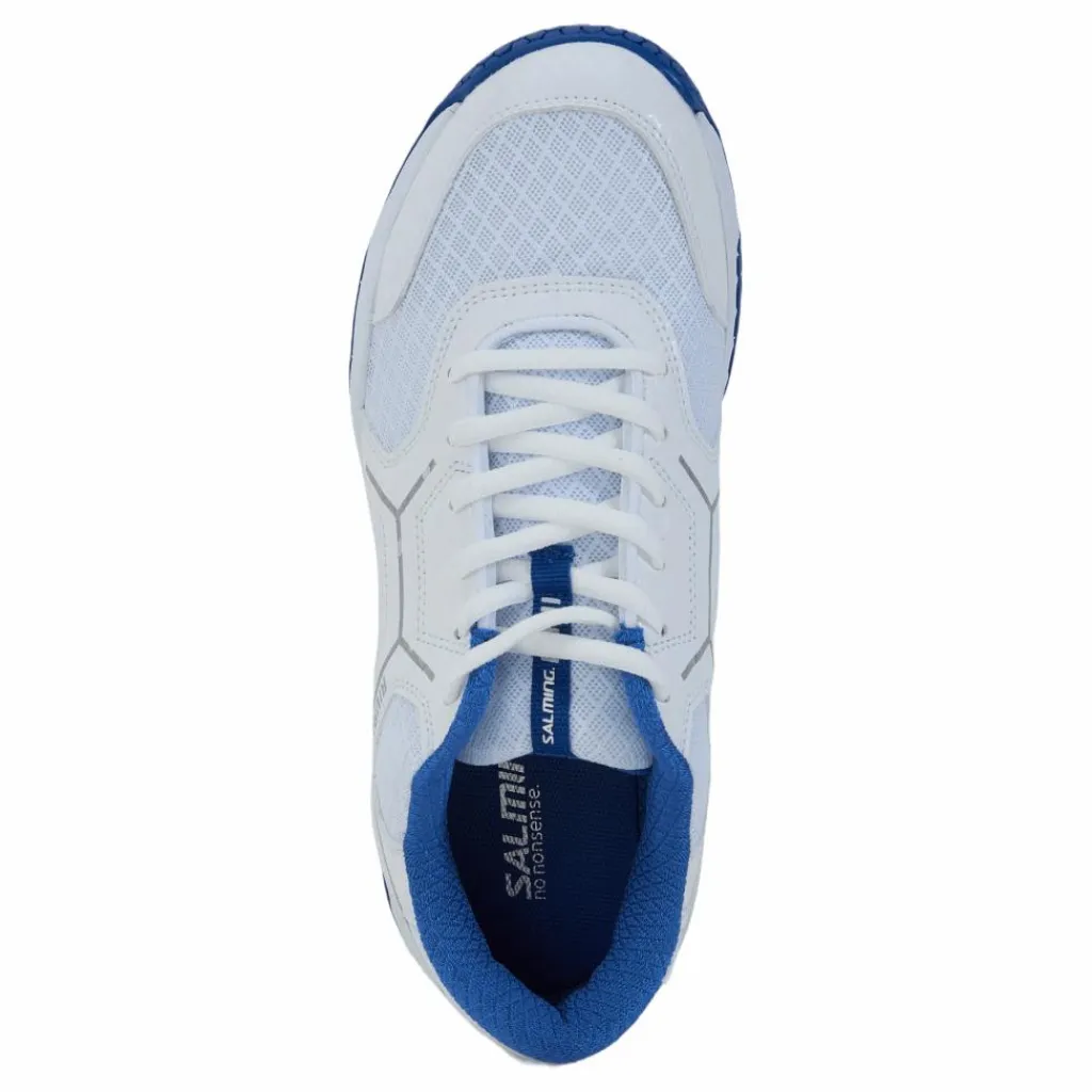 Salming Rival Jr White/supersonic Blå Hot
